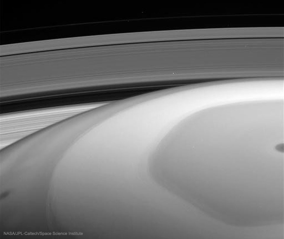Cassini Looks Out from Saturn Cassini Looks Out from Saturn