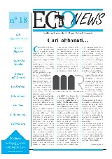 EcoNews n.18 - copertina EcoNews n.18 - copertina